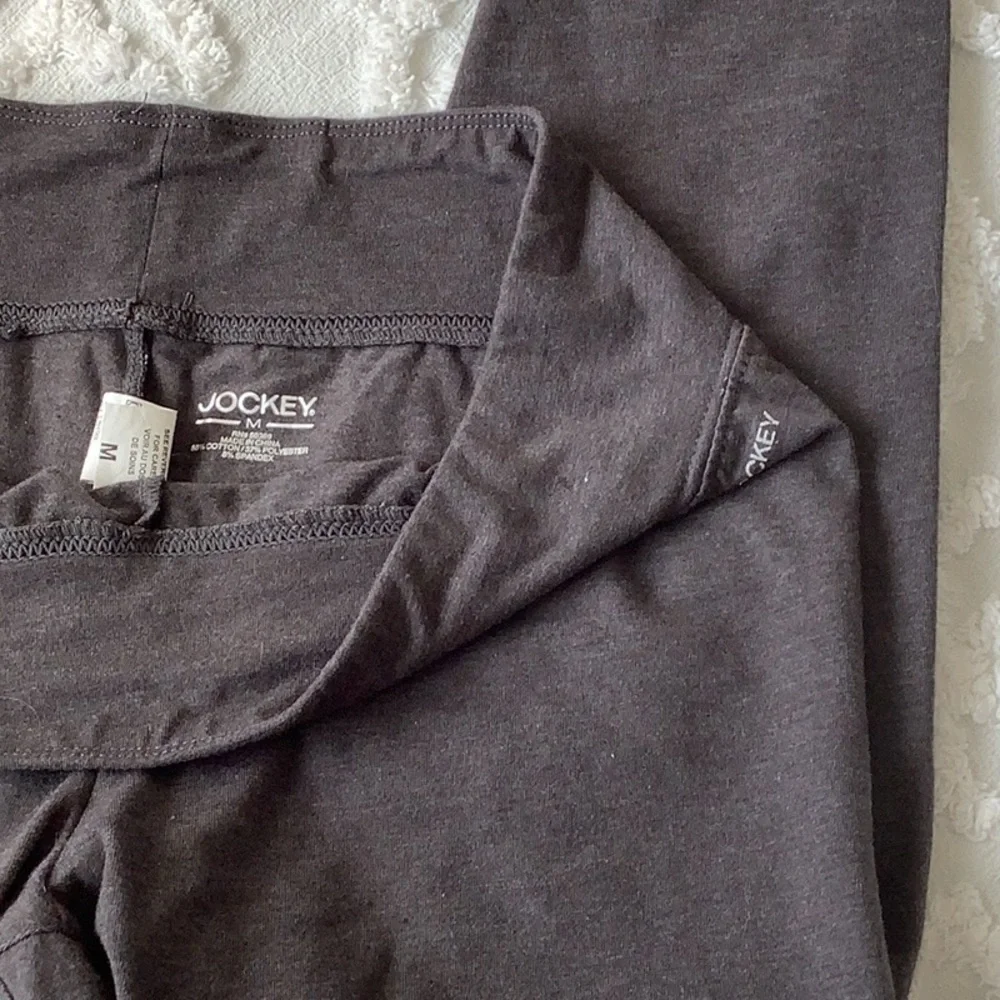 Jockey® Lightweight Charcoal Grey Heather Cotton Stretch Ankle Legging - Picture 5 of 6